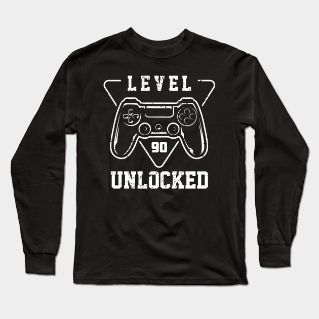 Level 90 Unlocked Long Sleeve T-Shirt by GronstadStore